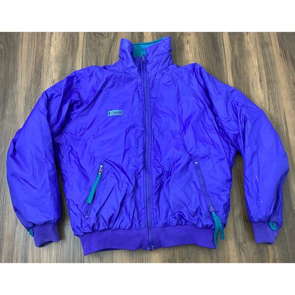 VTG Women Columbia Radial Sleeve 3M Thinsulate reversible ski jacket coat M - Picture 4 of 9